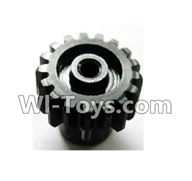Wltoys K929 Parts-Upgrade motor Gear(1pcs)-0.7 Modulus-Black,Wltoys K929 desert RC Truck Parts,1:18 rc car and rc racing car Parts